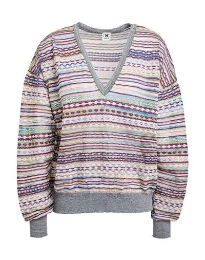M Missoni Woman Sweater Navy Size S Viscose, Cotton, Mohair Wool, Alpaca Wool, Polyamide