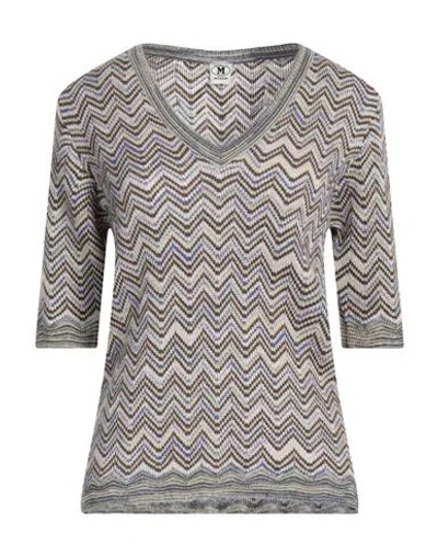 M MISSONI M MISSONI WOMAN SWEATER OFF WHITE SIZE L MOHAIR WOOL, VISCOSE, WOOL, POLYAMIDE
