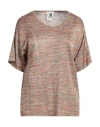 M Missoni Woman Sweater Rust Size S Viscose In Orange
