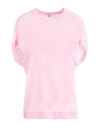 M Missoni Woman Sweater Pink Size L Cotton In Pink