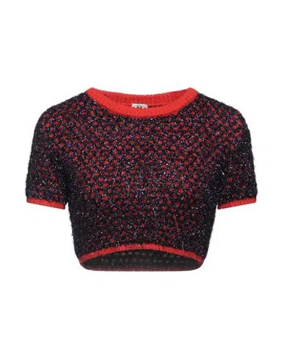 M Missoni Woman Sweater Purple Size 6 Polyamide, Polyester, Wool