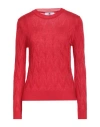 M Missoni Woman Sweater Red Size Xl Viscose, Wool, Elastane, Polyamide