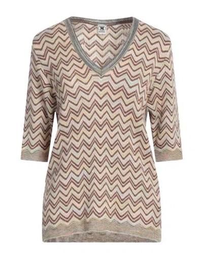 M Missoni Woman Sweater Sage Green Size Xl Mohair Wool, Viscose, Wool, Polyamide
