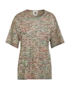 M Missoni Woman Sweater Sage Green Size Xl Viscose In Sage Green