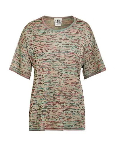 M Missoni Woman Sweater Sage Green Size Xl Viscose