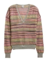 M Missoni Woman Sweater Sky Blue Size M Viscose, Cotton, Mohair Wool, Alpaca Wool, Polyamide In Multi