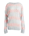 M Missoni Woman Sweater Sky Blue Size M Viscose, Polyamide In Blue