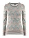 M Missoni Woman Sweater Taupe Size S Viscose, Wool, Polyamide In Grey