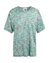 M Missoni Woman Sweater Turquoise Size Xl Viscose In Blue