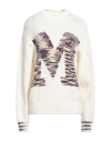 M Missoni Woman Sweater White Size S Acrylic, Wool, Cashmere, Polyamide In Neutral