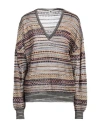 M Missoni Woman Sweater Yellow Size Xl Viscose, Cotton, Mohair Wool, Alpaca Wool, Polyamide In Yellow