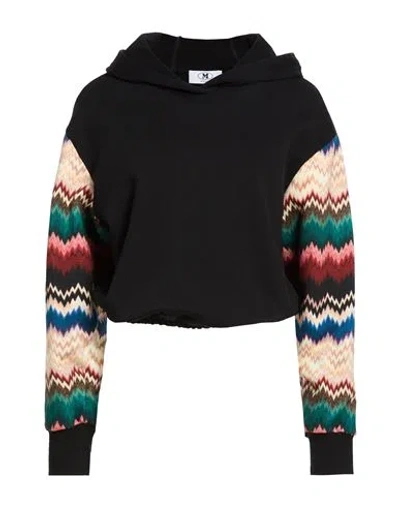 M Missoni Woman Sweatshirt Black Size M Cotton