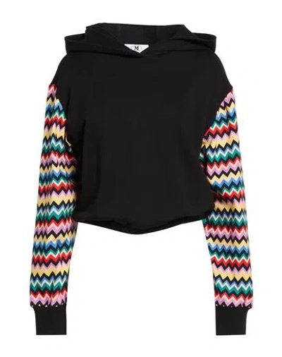 M Missoni Woman Sweatshirt Black Size S Cotton