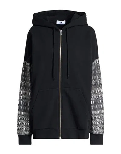M Missoni Woman Sweatshirt Black Size Xl Cotton