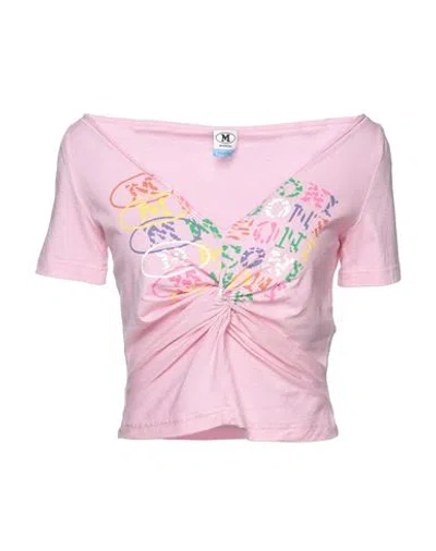 M Missoni Woman T-shirt Pink Size L Cotton