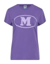 M Missoni Woman T-shirt Purple Size S Cotton In Purple