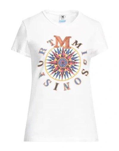M Missoni Woman T-shirt White Size Xs Cotton