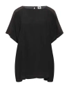 M Missoni Woman Top Black Size Xl Silk