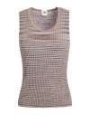 M Missoni Woman Top Mandarin Size M Cotton, Wool