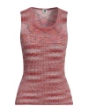 M Missoni Woman Top Pink Size Xl Cotton, Wool
