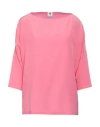 M Missoni Woman Blouse Pink Size Xl Silk