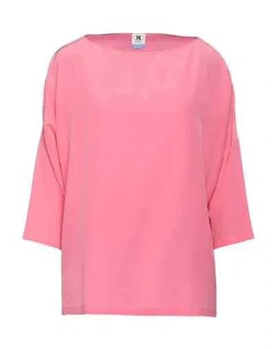 M Missoni Woman Blouse Pink Size Xl Silk