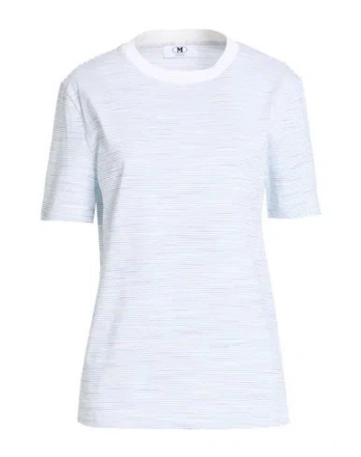 M Missoni Woman T-shirt Sky Blue Size Xl Cotton