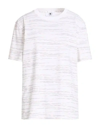 M Missoni Woman T-shirt White Size Xl Cotton
