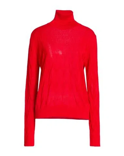 M Missoni Woman Turtleneck Red Size Xl Viscose, Wool, Polyamide, Elastane