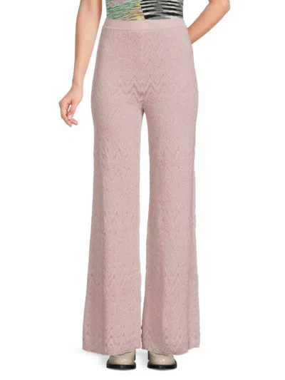 M Missoni Women's Chevron Knit Pants
