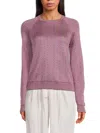 M Missoni Women's Chevron Metallic-blend Knit Sweater In Pink
