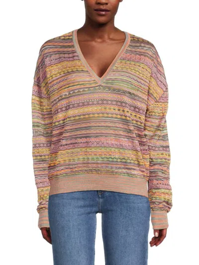 M Missoni Women's Knit Dropped Shoulder Sweater
