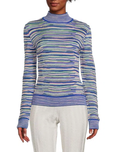 M MISSONI WOMEN'S PRINTED WOOL-BLEND SWEATER
