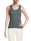 M MISSONI WOMEN'S TEXTURED WOOL BLEND TANK TOP