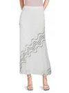 M Missoni Women's Wave Knit A-line Midi Skirt