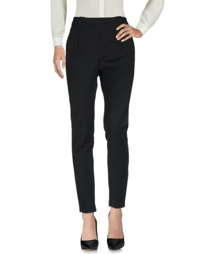 M Missoni Women's Wool Blend Front & Ankle Zip Slim Pants In Black