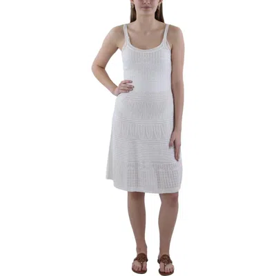 M Missoni Womens Knit Cotton Shift Dress In Multi