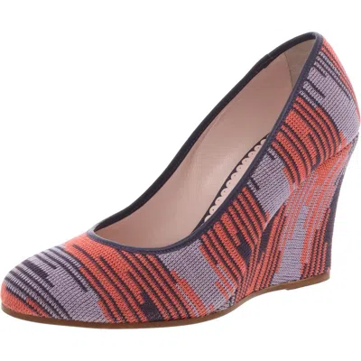 M Missoni Womens Woven Wedge Heels In Multi