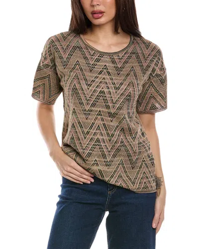 M Missoni Wool-blend Sweater In Green
