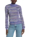 M Missoni Wool-blend Textured Sweater In Multi