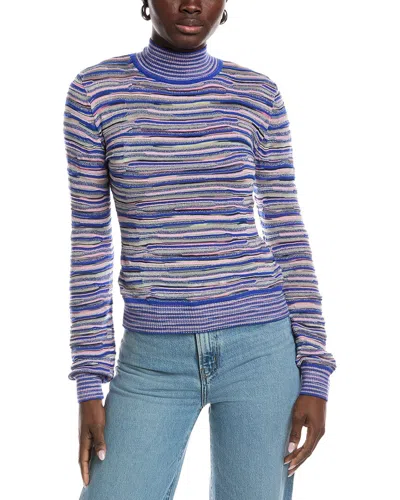 M MISSONI WOOL-BLEND TEXTURED SWEATER