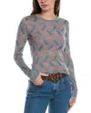M Missoni Wool-blend Sweater In Blue