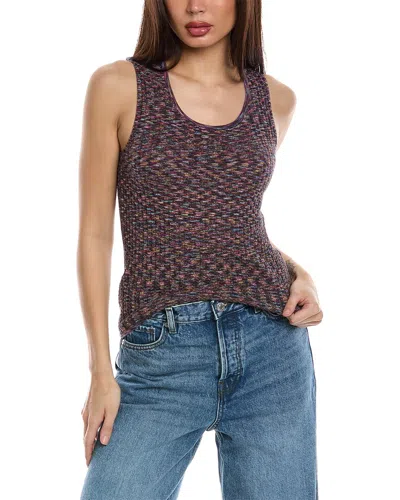 M Missoni Wool-blend Top In Purple