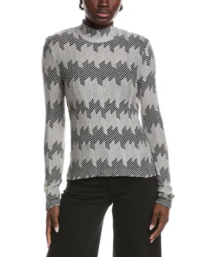 M MISSONI WOOL TEXTURED SWEATER