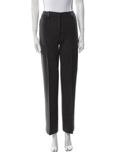 Pre-owned M Missoni Wool Wide Leg Pants In Gray