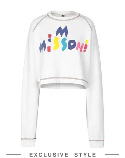 M Missoni X Yoox Sweatshirts In White