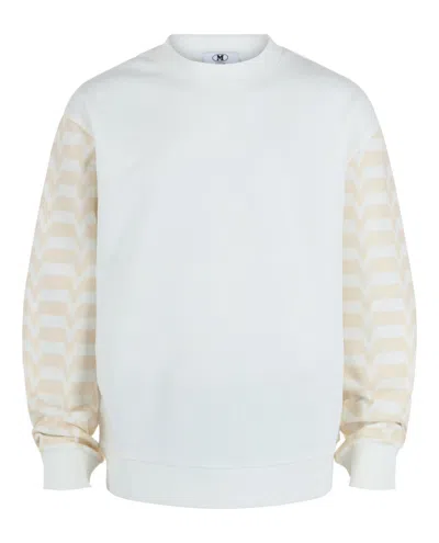 M Missoni Zig Zag Crewneck Sweatshirt In Animal Print