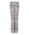 M Missoni Zig Zag Patterned Flared-leg Pants In Multi