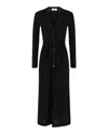 M Missoni Zig Zag Patterned Sweater Dress In Black