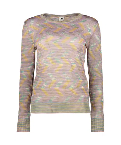 M MISSONI ZIGZAG-PATTERN JUMPER